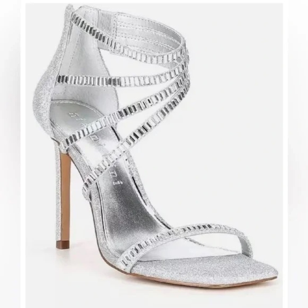 Gianni Bini Women's Shawn Sparkle Embellished Strappy Dress Sandals